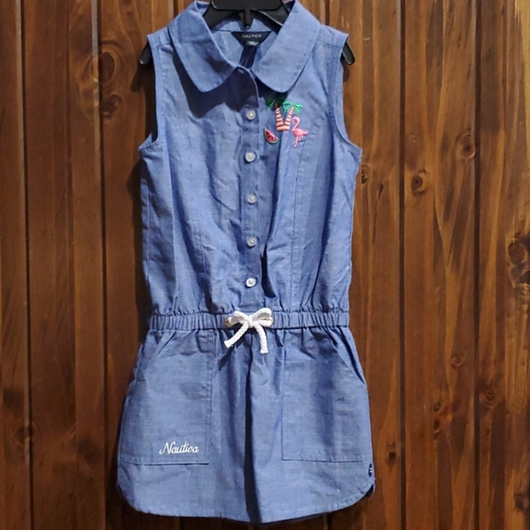 🆕️ Nautica chambray romper - Picture 1 of 8